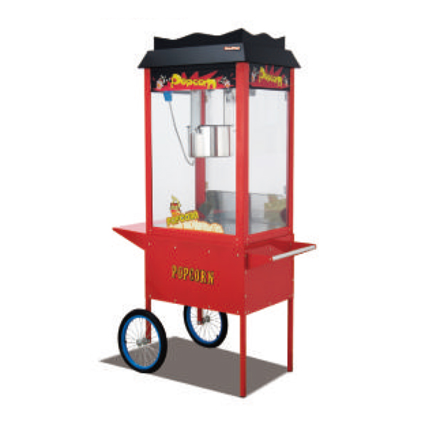 12OZ electric popcorn machine  with cart