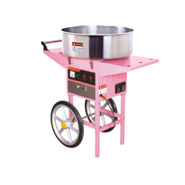 520MM electric cotton candy  machine with trolley