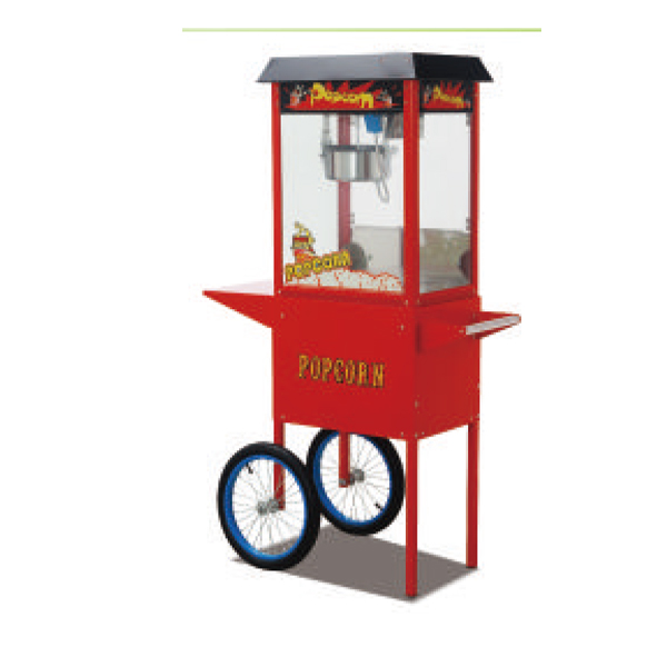 8OZ electric popcorn machine with trolley