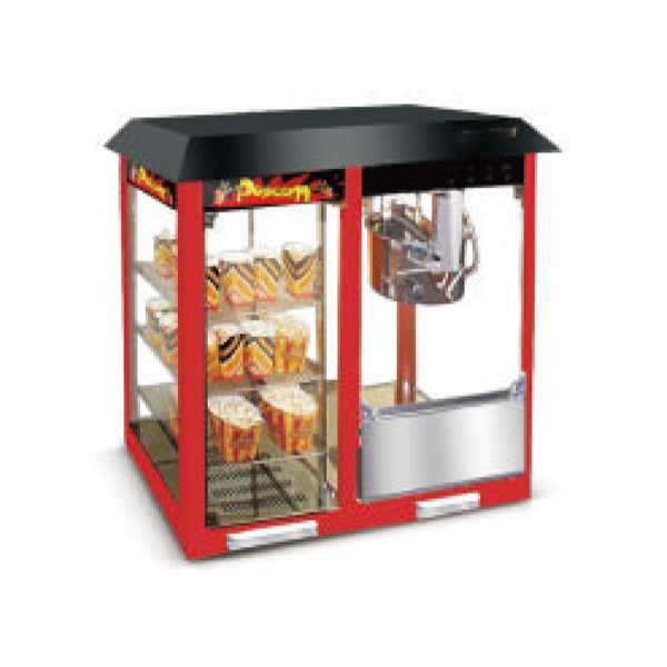 8OZ electric popcorn machine  with warming showcase