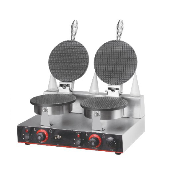 Double waffle maker for cone （cone baker）